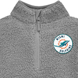 Infant & Toddler Boys Dolphins 1/4 Zip Sherpa Top-Gerber Childrenswear Wholesale