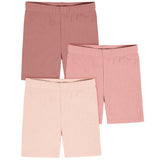 3-Pack Toddler Girls Dusty Pinks Bike Short-Gerber Childrenswear Wholesale