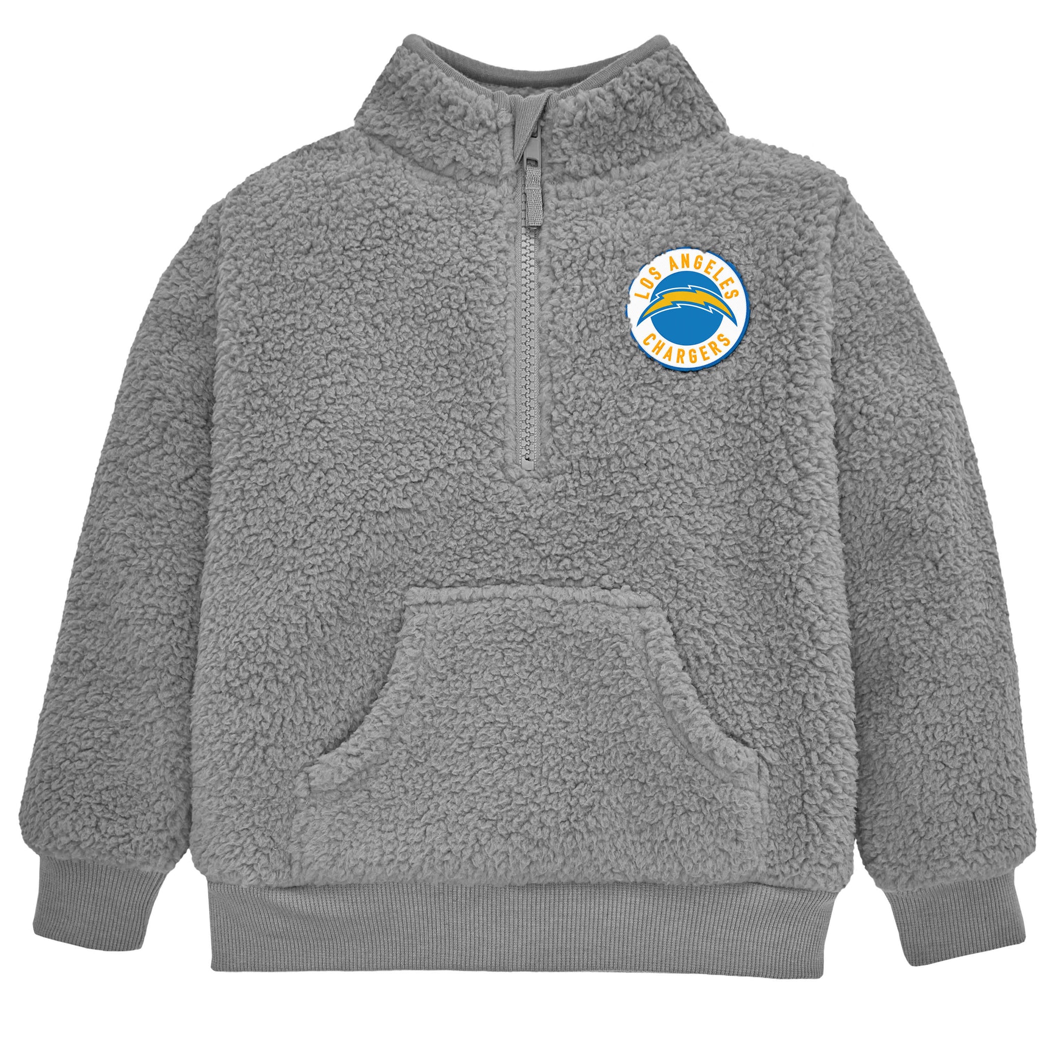 Infant & Toddler Boys Chargers 1/4 Zip Sherpa Top-Gerber Childrenswear Wholesale