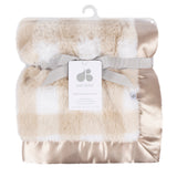 Baby Neutral Tan Plush Blanket-Gerber Childrenswear Wholesale