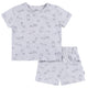 2-Piece Baby & Toddler Boys Heather Skateboard T-Shirt and Shorts Set-Gerber Childrenswear Wholesale
