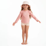 2-Piece Infant & Toddler Girls Starfish Rashguard Set-Gerber Childrenswear Wholesale