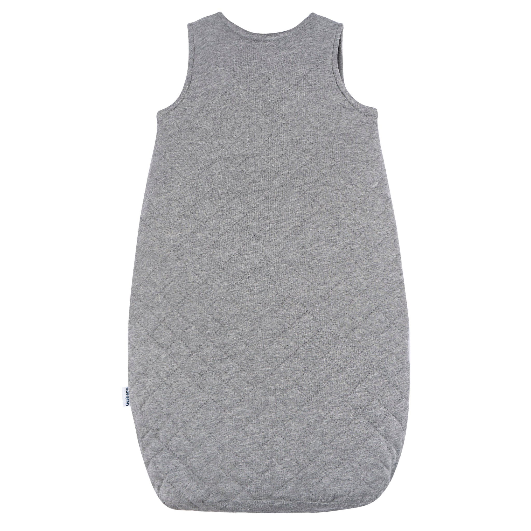 Baby Neutral Grey Heather Quilted Jersey Wearable Blanket-Gerber Childrenswear Wholesale