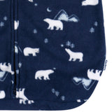 Baby Neutral Polar Bears Wearable Blanket-Gerber Childrenswear Wholesale