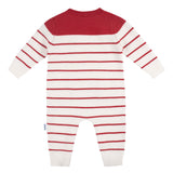 Baby Boys Red & White Romper-Gerber Childrenswear Wholesale