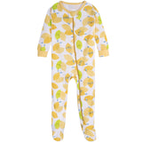 2-Pack Baby Girls Lemons Footed Pajamas-Gerber Childrenswear Wholesale