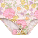 Baby Girls Retro Floral Swimsuit-Gerber Childrenswear Wholesale