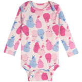 6-Pack Baby Girls Pears Long Sleeve Onesies® Bodysuits-Gerber Childrenswear Wholesale