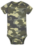 3-Pack Baby Boys Camo Dinosaur Short Sleeve Onesies® Bodysuits-Gerber Childrenswear Wholesale