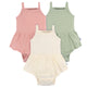 3-Pack Baby Girls Antique White Sleeveless Skirted Onesies® Bodysuits-Gerber Childrenswear Wholesale