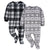 2-Pack Baby & Toddler Neutral Grey Fairisle Fleece Pajamas-Gerber Childrenswear Wholesale