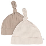 4-Piece Baby Neutral Tan Hat and Mitten Set-Gerber Childrenswear Wholesale