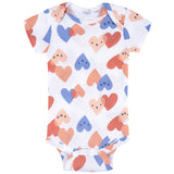 8-Pack Baby Girls Cool Snacks Short Sleeve Onesies® Bodysuits-Gerber Childrenswear Wholesale
