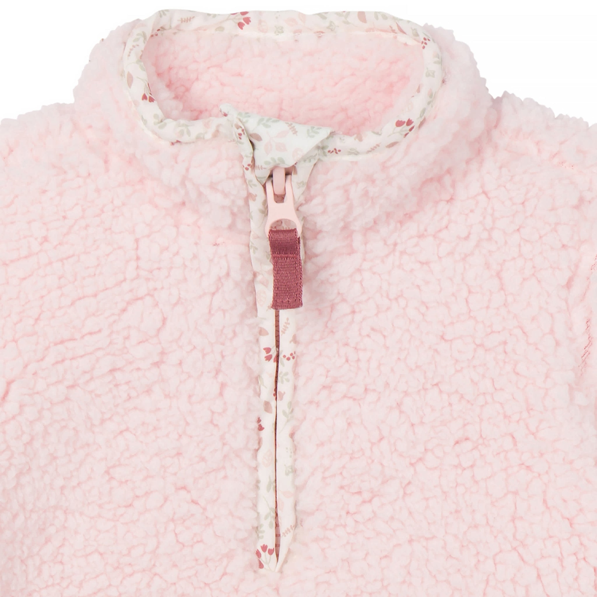 Baby Girls Pink Fleece Romper-Gerber Childrenswear Wholesale