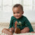 Baby Neutral Brown Sherpa Booties-Gerber Childrenswear Wholesale