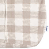 Baby Neutral Grey Plaid Wearable Blanket-Gerber Childrenswear Wholesale