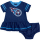 2-Piece Baby Girls Titans Dress & Diaper Cover Set-Gerber Childrenswear Wholesale