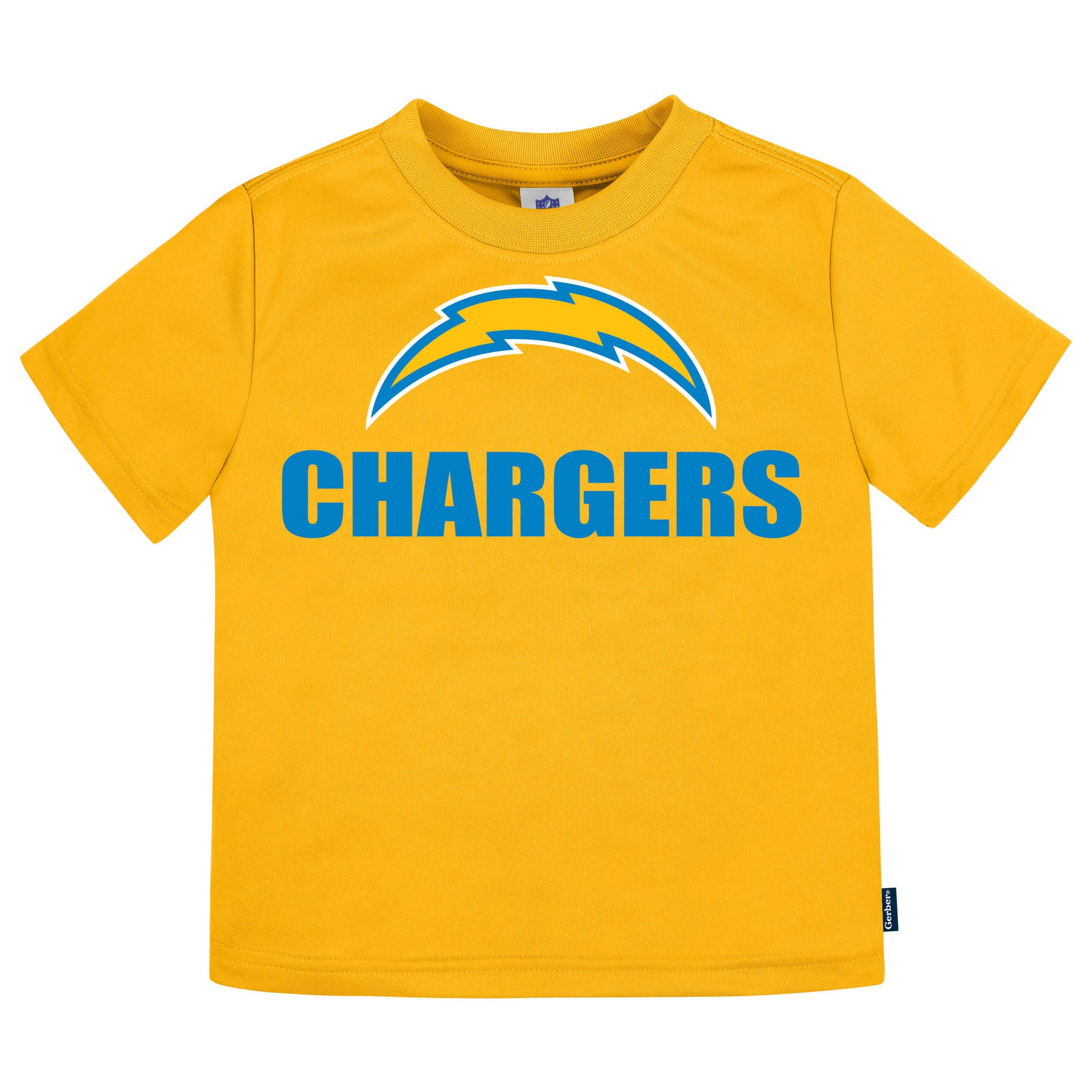 3-Pack Infant & Toddler Boys Chargers Short Sleeve Tees-Gerber Childrenswear Wholesale