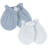 4-Piece Baby Boys Blue Hat and Mitten Set-Gerber Childrenswear Wholesale