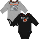 2-Pack Baby Boys Bengals Long Sleeve Bodysuits-Gerber Childrenswear Wholesale