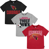 3-Pack Infant & Toddler Boys Cardinals Short Sleeve Tees-Gerber Childrenswear Wholesale