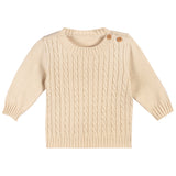 2-Piece Baby Neutral Tan Sweater Knit Set-Gerber Childrenswear Wholesale