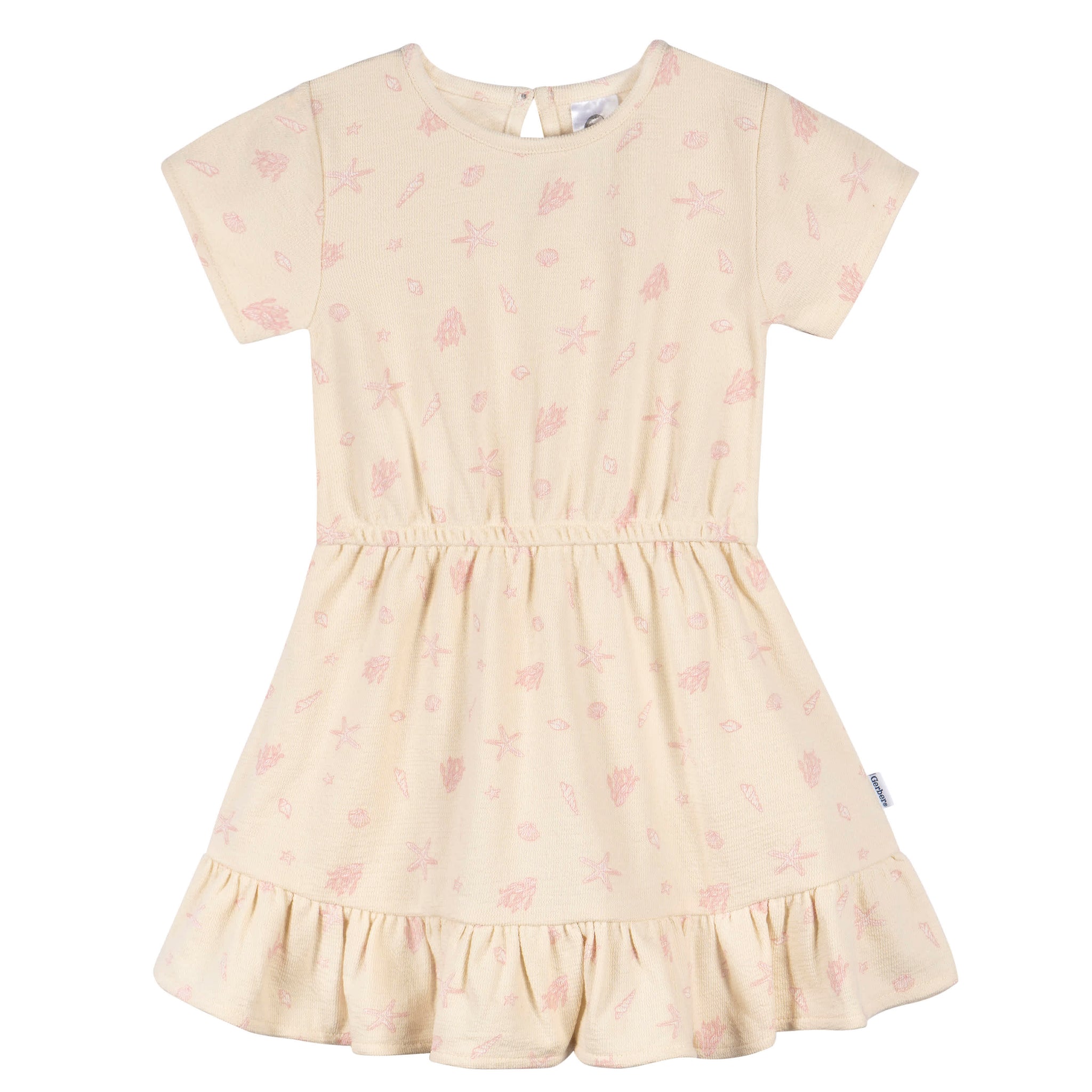 Toddler Girls Seashells Dress-Gerber Childrenswear Wholesale
