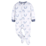 3-Pack Baby & Toddler Girls Purple Rainbows Fleece Pajamas-Gerber Childrenswear Wholesale