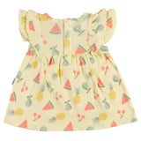 2-Piece Baby Girls Fruit Dress & Diaper Cover-Gerber Childrenswear Wholesale