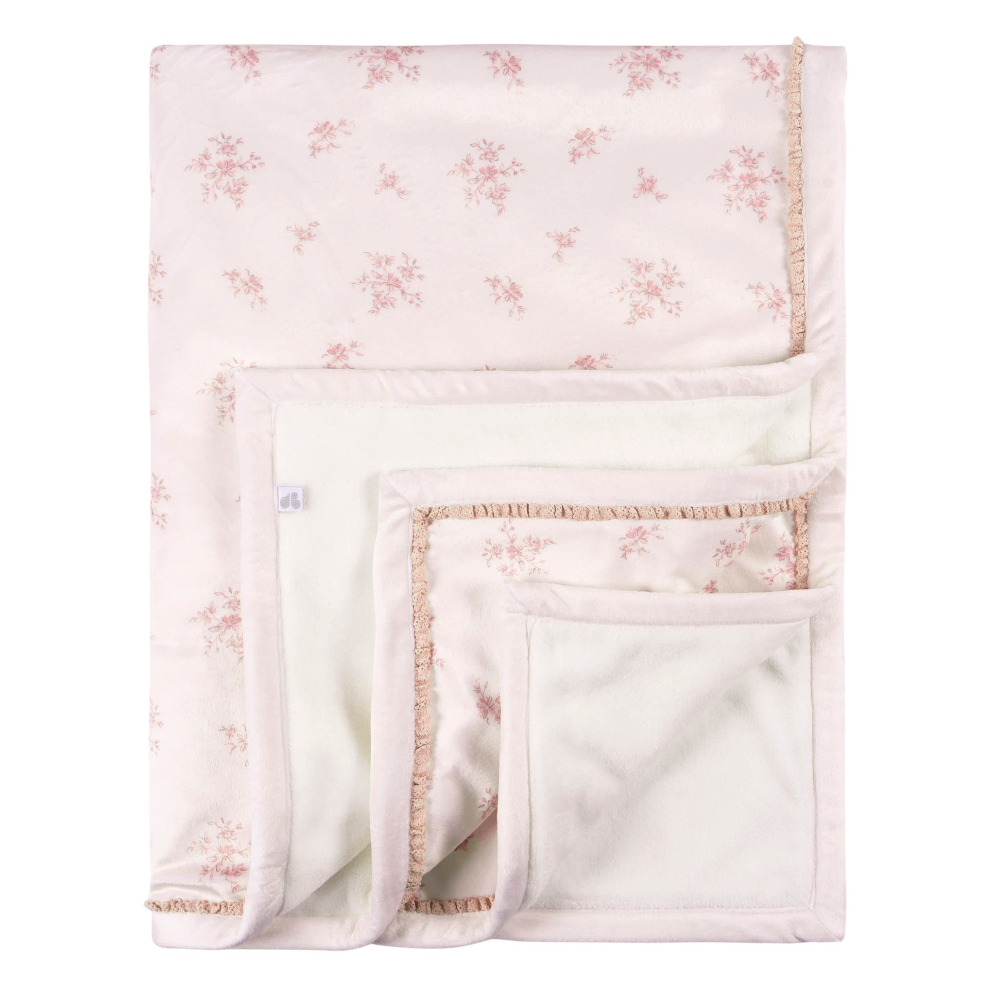 Baby Girls Pink Ivory Blanket-Gerber Childrenswear Wholesale
