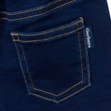 Baby & Toddler Neutral Dark Wash Cuffed Denim Shorts-Gerber Childrenswear Wholesale
