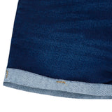 Baby & Toddler Neutral Dark Wash Cuffed Denim Shorts-Gerber Childrenswear Wholesale