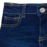 Baby & Toddler Neutral Dark Wash Cuffed Denim Shorts-Gerber Childrenswear Wholesale