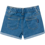 Baby & Toddler Neutral Light Wash Cuffed Denim Shorts-Gerber Childrenswear Wholesale