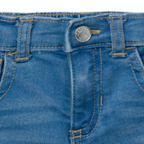 Baby & Toddler Neutral Light Wash Cuffed Denim Shorts-Gerber Childrenswear Wholesale