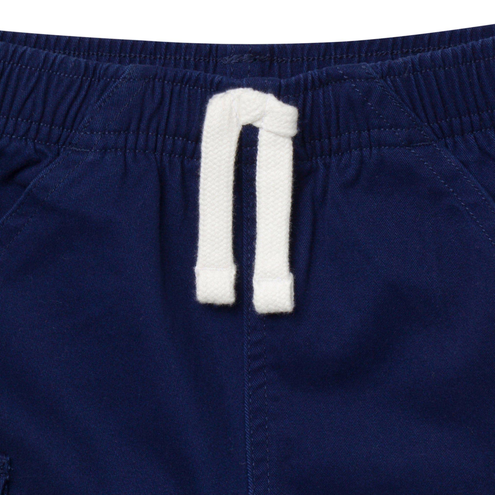 Infant & Toddler Boys Navy Twill Shorts-Gerber Childrenswear Wholesale