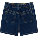 Infant & Toddler Neutral Dark Wash Denim Shorts-Gerber Childrenswear Wholesale