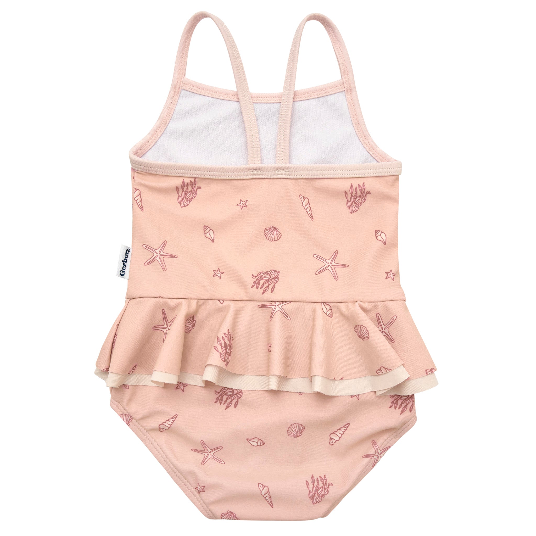 CASE of Baby and Infant Girls Shells Swimsuit-Gerber Childrenswear Wholesale