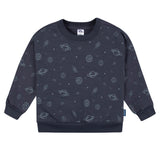 CASE of 2-Piece Toddler Boys Navy Space Sweatshirt & Pant-Gerber Childrenswear Wholesale