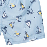 CASE of 2-Pack Toddler Boys Sailboats Swim Trunks-Gerber Childrenswear Wholesale