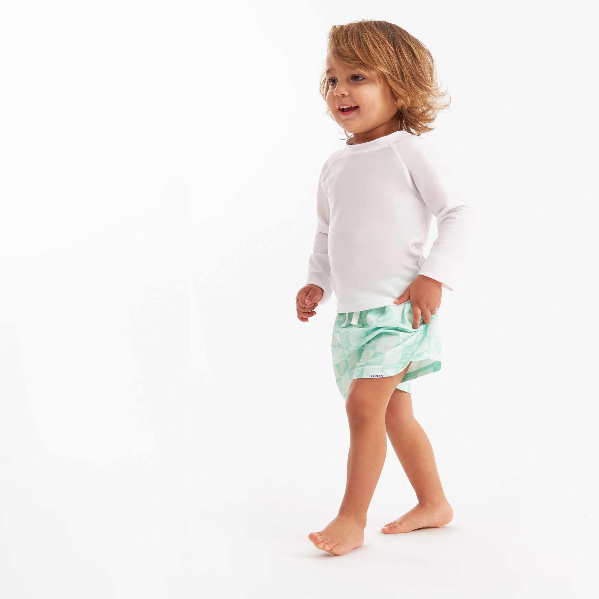 CASE of 2-Pack Toddler Boys Surf Swim Trunks-Gerber Childrenswear Wholesale