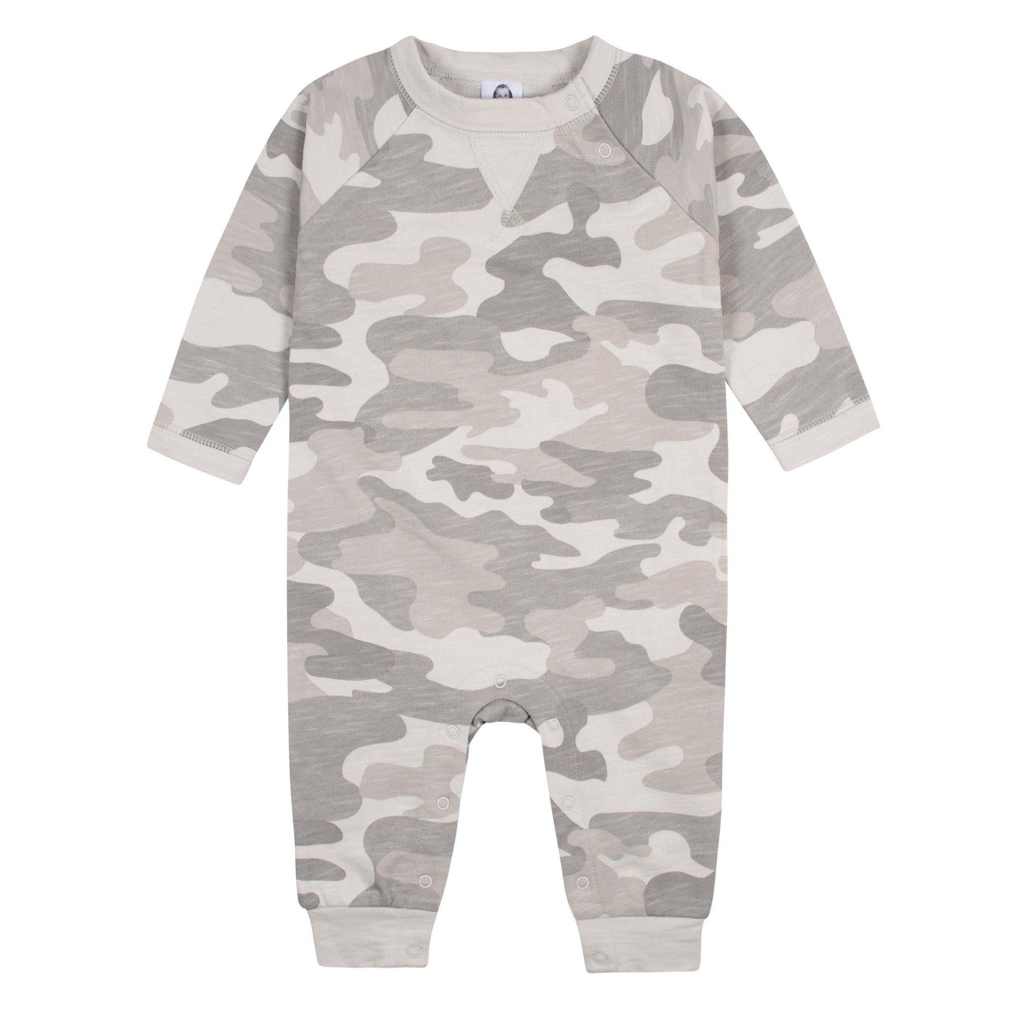2-Pack Baby Boys Grey/Yellow Raglan Sleeve Romper-Gerber Childrenswear Wholesale