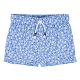 CASE of 2-Pack Infant and Toddler Girls Blue Floral Pull-On Shorts-Gerber Childrenswear Wholesale