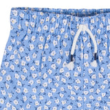 CASE of 2-Pack Infant and Toddler Girls Blue Floral Pull-On Shorts-Gerber Childrenswear Wholesale