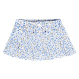 CASE of 2-Pack Infant and Toddler Girls Blue Floral Skorts-Gerber Childrenswear Wholesale
