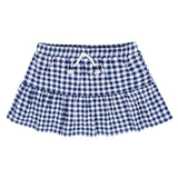 CASE of 2-Pack Infant and Toddler Girls Blue Floral Skorts-Gerber Childrenswear Wholesale