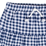 CASE of 2-Pack Infant and Toddler Girls Blue Floral Skorts-Gerber Childrenswear Wholesale