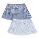 CASE of 2-Pack Infant and Toddler Girls Blue Floral Skorts-Gerber Childrenswear Wholesale