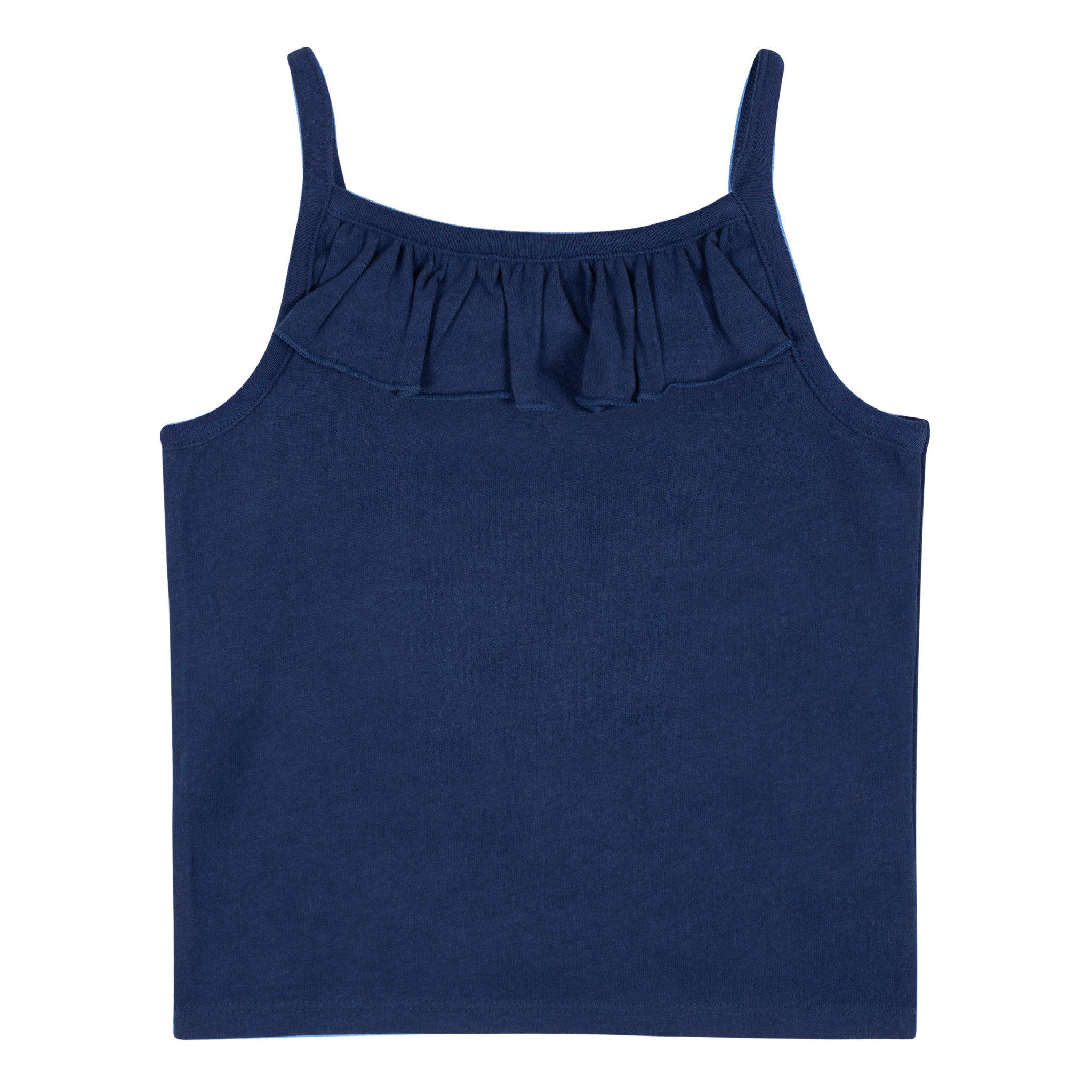 CASE of 2-Pack Toddler Girls Blue Sleeveless Tops-Gerber Childrenswear Wholesale