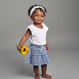 CASE of : 2-Pack Infant & Toddler Girls White/Pink Double Ruffle Tops-Gerber Childrenswear Wholesale